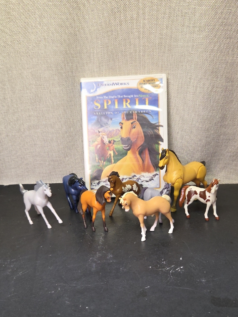 Lot‎ of Seven 2020 Hasbro Spirit Horses and Spirit Stallion Of Cimarron DVD